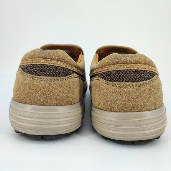 Skechers Relaxed Fit Superior Milford Men\'s Sz 13 Mesh Brown Slip On Shoe 64740 main image 5